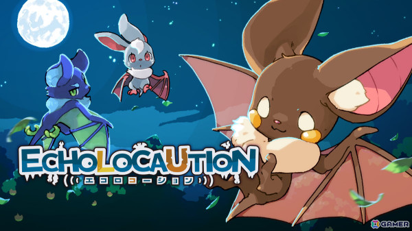 コウモリたちが主役の2DドットACT「エコロコーション」がSwitchで6月27日に配信！エコーを駆使して狩りを成功させようの画像1