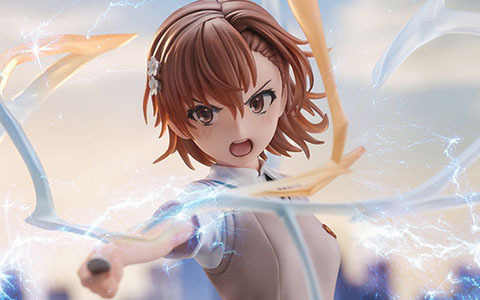 TVアニメ「とある科学の超電磁砲T」御坂美琴がSHIBUYA SCRAMBLE FIGUREよりスケールフィギュア化!