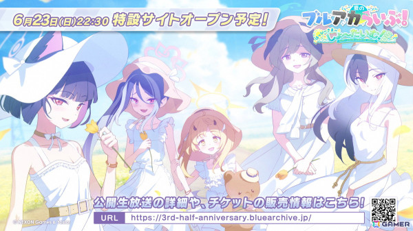 「ブルアカ」カンナ、フブキ、キリノが水着姿で登場のイベント「Say-Bing!」が6月26日より開催!リアルイベントほか各種展開も発表にの画像