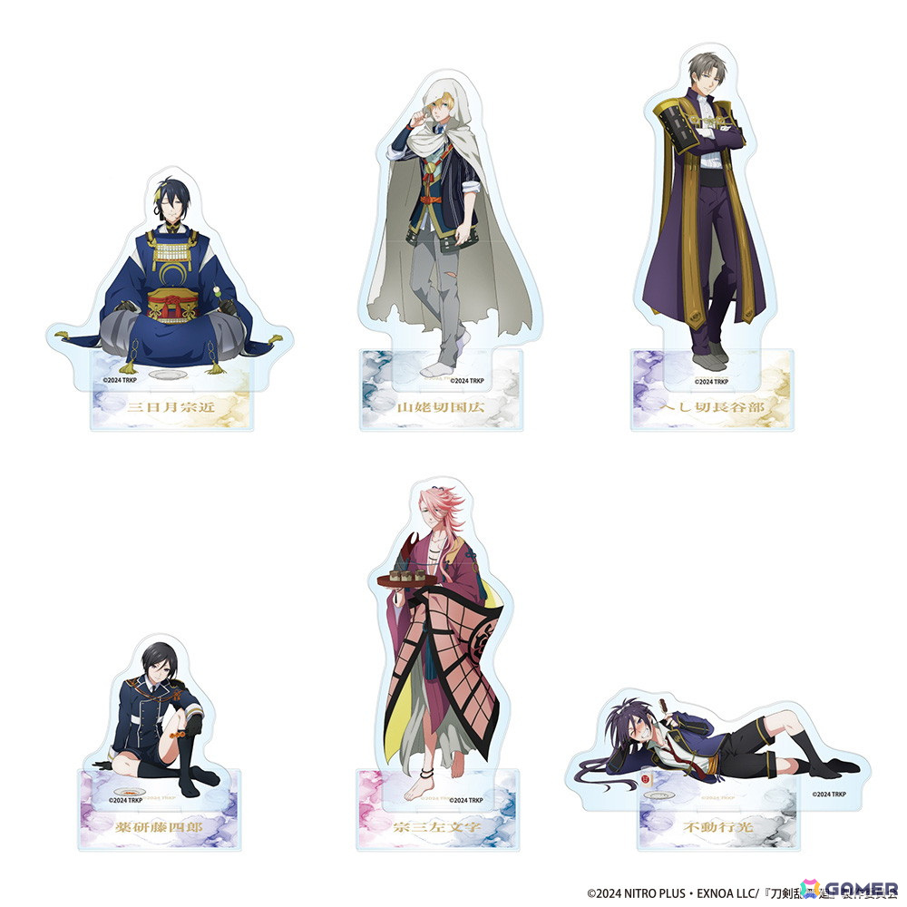 刀剣乱舞原画カフェクリアファイル 刀剣乱舞原画カフェクリアファイル