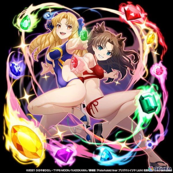 「グラサマ」イリヤと美遊らが水着姿で登場！アニメ「劇場版『Fate/kaleid liner プリズマ☆イリヤ Licht 名前の無い少女』」とのコラボ第2弾が6月28日より開催の画像13