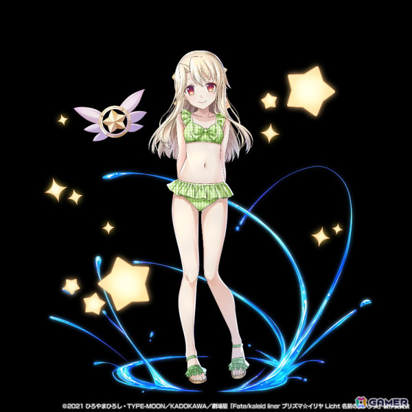 「グラサマ」イリヤと美遊らが水着姿で登場！アニメ「劇場版『Fate/kaleid liner プリズマ☆イリヤ Licht 名前の無い少女』」とのコラボ第2弾が6月28日より開催の画像2