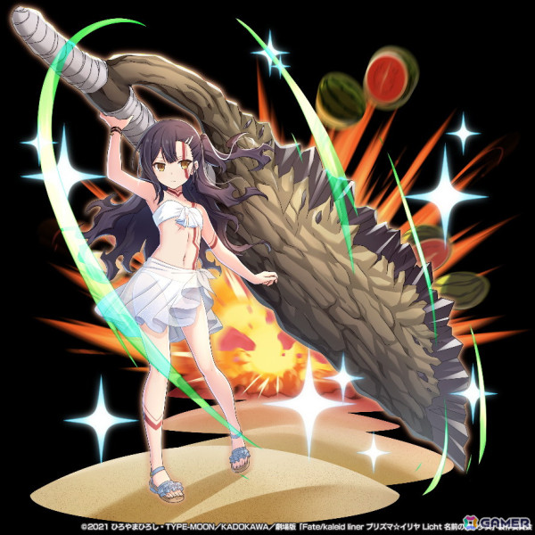 「グラサマ」イリヤと美遊らが水着姿で登場！アニメ「劇場版『Fate/kaleid liner プリズマ☆イリヤ Licht 名前の無い少女』」とのコラボ第2弾が6月28日より開催の画像7