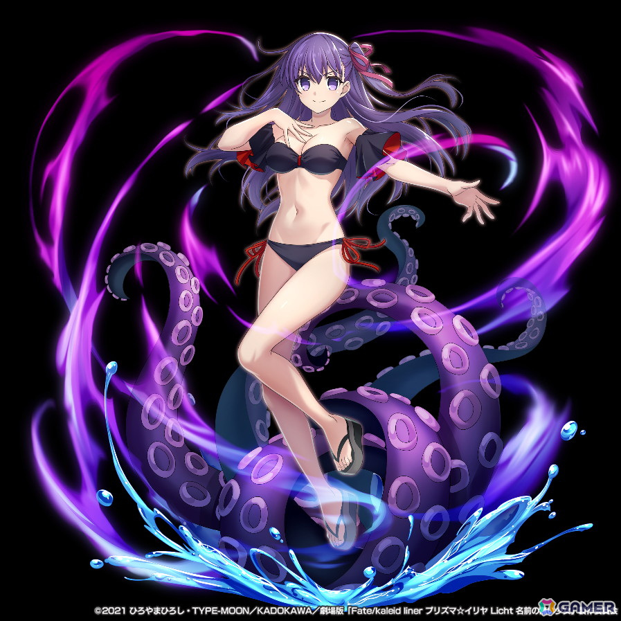 「グラサマ」イリヤと美遊らが水着姿で登場！アニメ「劇場版『Fate/kaleid liner プリズマ☆イリヤ Licht 名前の無い少女』」とのコラボ第2弾が6月28日より開催の画像