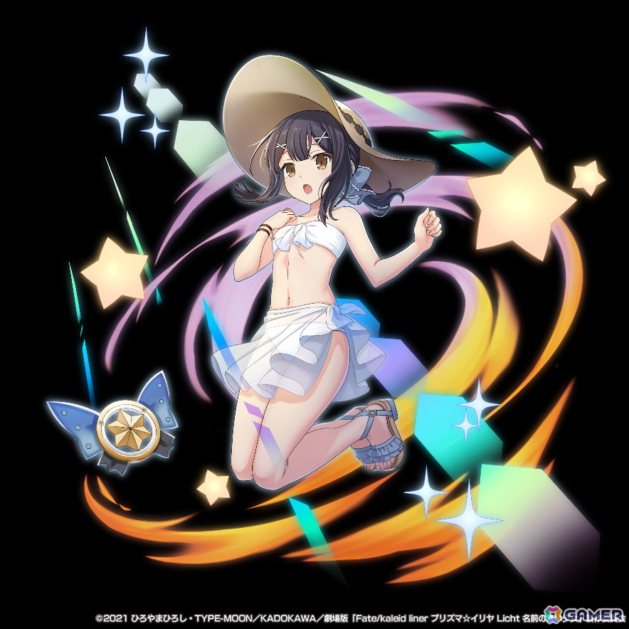 グラサマ」イリヤと美遊らが水着姿で登場！アニメ「劇場版『Fate