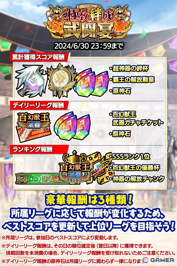 「クレイヴ・サーガ 神絆の導師」新神器・ジュズマルツネツグが登場！風属性ボス「シルフィドロア」に挑戦するイベント「極致絆成武闘宴」も開催の画像2