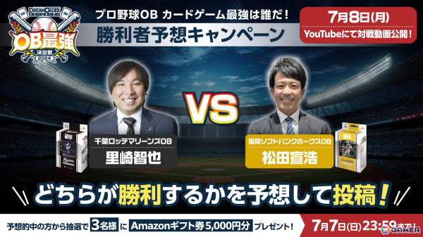 「プロ野球カードゲーム ドリームオーダーOB最強決定戦2024」が開催決定！プロ野球OBによるトーナメント大会の画像4