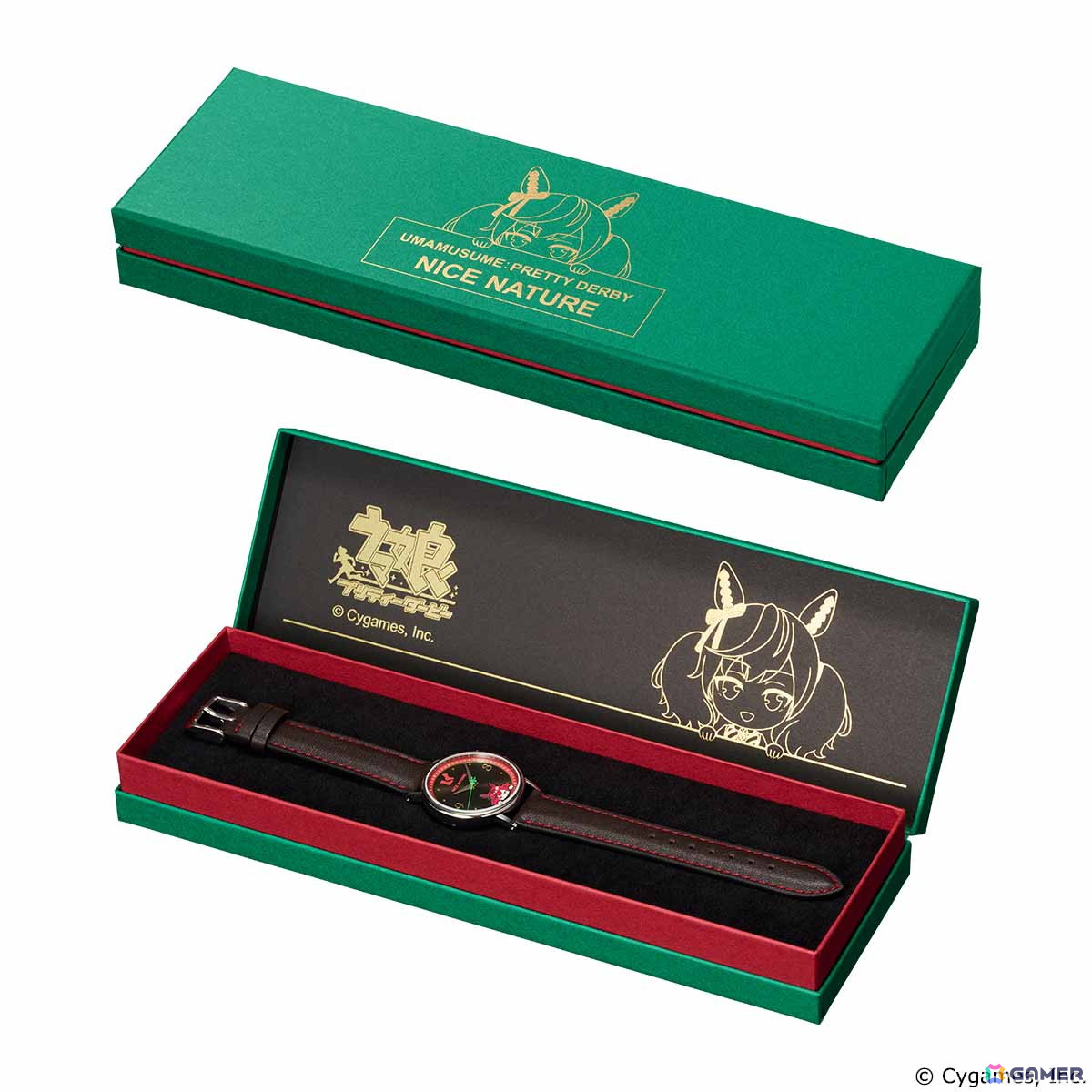 ウマ娘 オリジナルウォッチ マチカネタンホイザ　公式 目をやるたびに、こちらをのぞくウマ娘が癒しと元気を与えてくれる