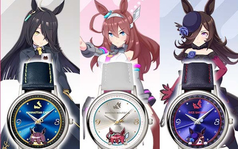 「ウマ娘 プリティーダービー」ぴょこっと顔をのぞかせるウマ娘が可愛いオリジナルウオッチ第2弾が登場！