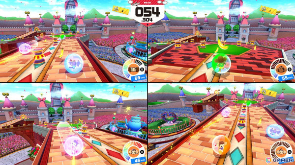 子供も大人も楽しめるカジュアルアクション「スーパーモンキーボール バナナランブル」が発売！ソニックらが参戦する追加DLC「セガパス」もの画像
