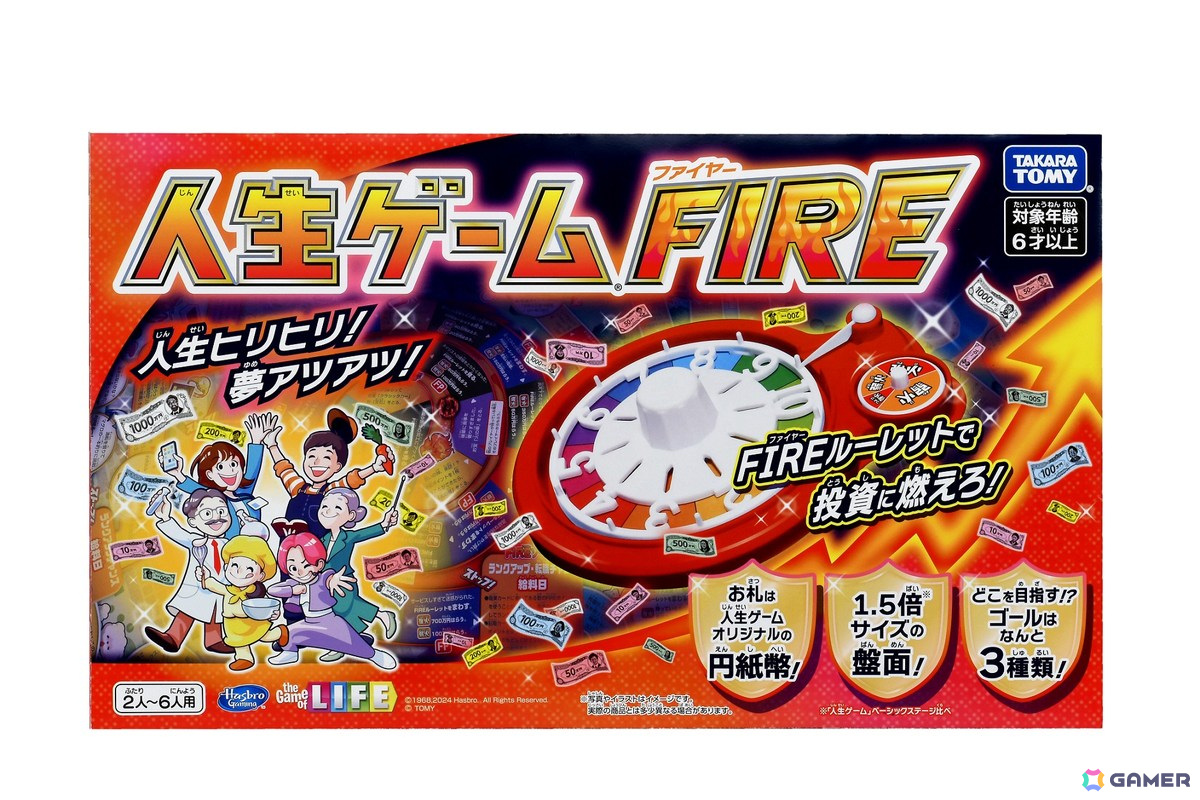 投資の成功・失敗を決めるFIREルーレットが明暗を分ける「人生ゲームFIRE」が10月19日に発売！為替や投資、新紙幣発行などトレンド満載の画像20