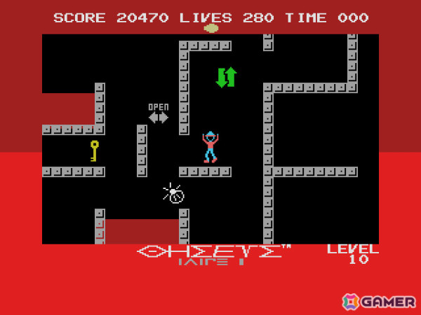 「テセウス（MSX版）」がプロジェクトEGGでリリース！滑らかなスクロールと浮遊感が特徴のアクションゲームの画像3