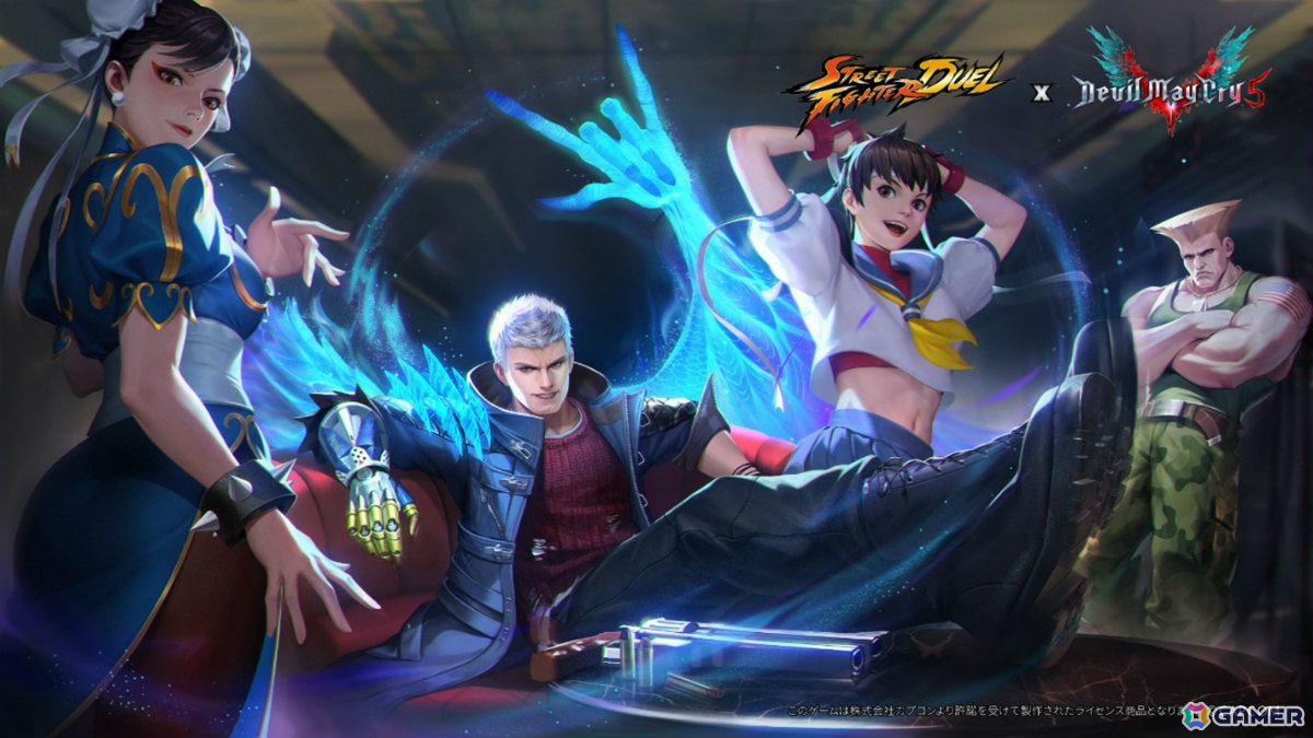 「ストリートファイター：デュエル」にネロとバージルが参戦！「デビル メイ クライ5」とのコラボが実施の画像