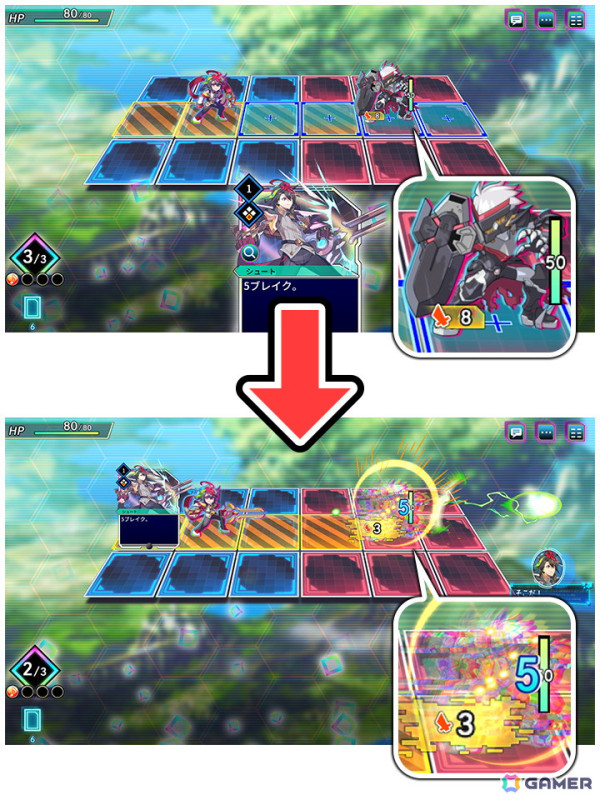 「カルドアンシェル」戦略上で重要度の高いゲームシステム“ブレイク”を紹介！架空ゲーム「遠き理想のエルフィリア」の挿入歌やキャラ情報もの画像1