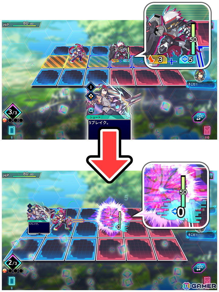 「カルドアンシェル」戦略上で重要度の高いゲームシステム“ブレイク”を紹介!架空ゲーム「遠き理想のエルフィリア」の挿入歌やキャラ情報もの画像