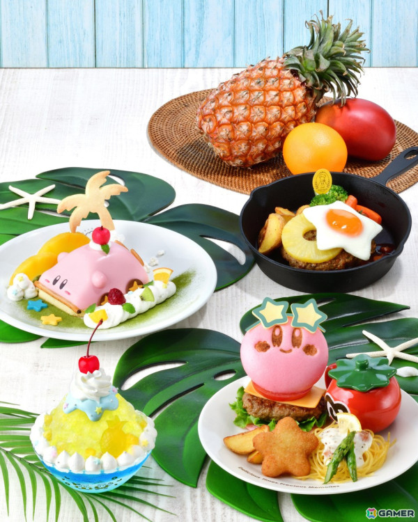 「Kirby Cafe」で「カービィカフェ Summer 2024」が7月3日より開催！「パイナップル」がテーマの夏限定メニューが登場の画像1