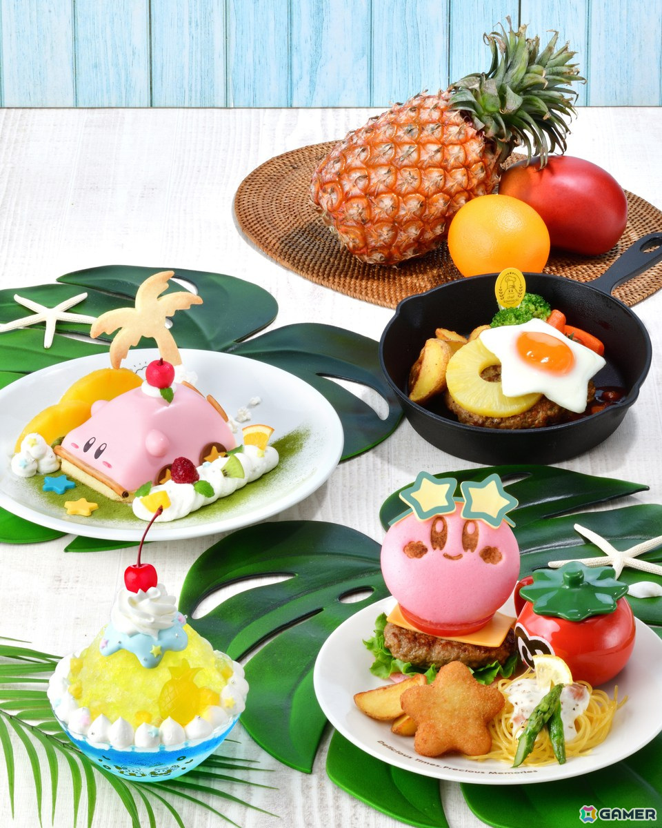 「Kirby Cafe」で「カービィカフェ Summer 2024」が7月3日より開催！「パイナップル」がテーマの夏限定メニューが登場の画像