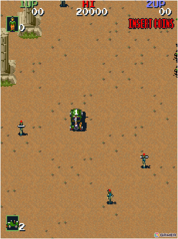 装甲車で敵地に乗り込むアクションゲーム「アーケードアーカイブス 特殊部隊ジャッカル」が6月27日に配信！の画像