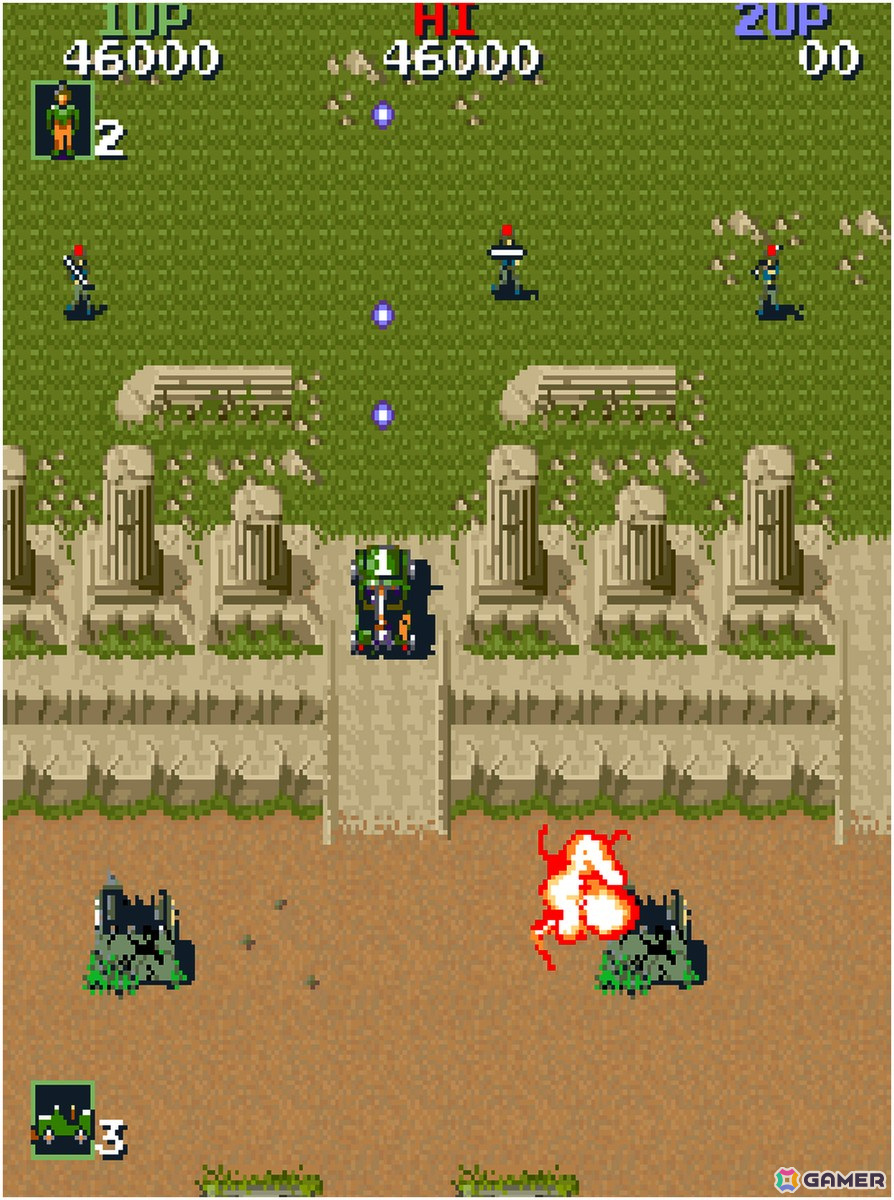 装甲車で敵地に乗り込むアクションゲーム「アーケードアーカイブス 特殊部隊ジャッカル」が6月27日に配信！の画像3