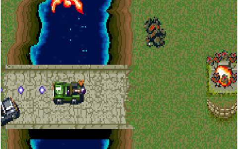 装甲車で敵地に乗り込むアクションゲーム「アーケードアーカイブス 特殊部隊ジャッカル」が6月27日に配信！