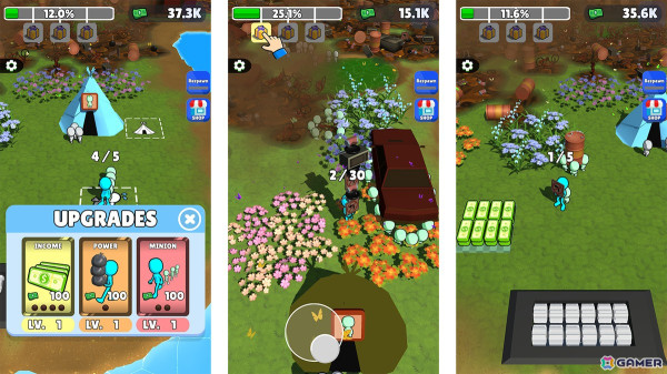 DONUTS×タツマキゲームズ共同開発のハイブリッドカジュアルゲーム「Garbage Collectors」が世界累計100万DLを突破！の画像2