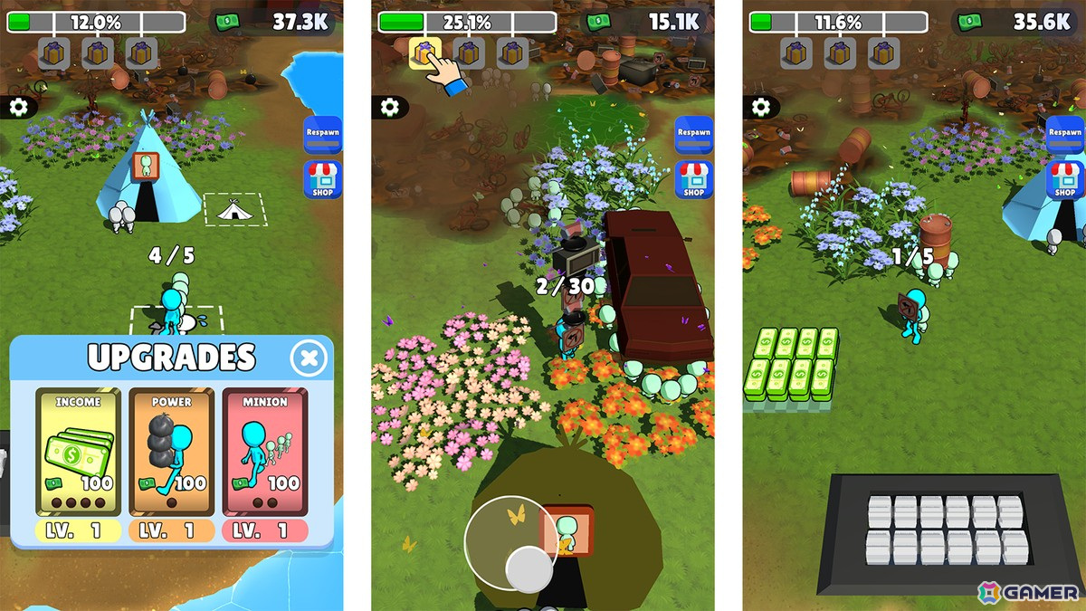 DONUTS×タツマキゲームズ共同開発のハイブリッドカジュアルゲーム「Garbage Collectors」が世界累計100万DLを突破！の画像