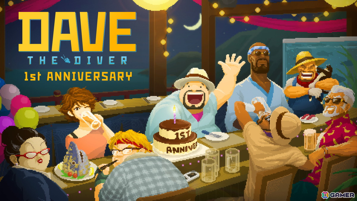 ハイブリッド海洋アドベンチャー「デイヴ・ザ・ダイバー」ミニゲームの追加やロード時間を大幅に短縮する1周年記念アップデートが実施！の画像