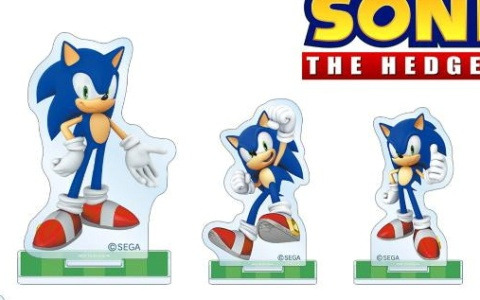 「ソニック」のトレーディングアクリルスタンドやヌバック調キーケース、ロッカーキー風アクリルキーホルダーなどが登場！