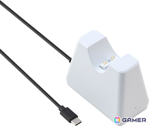 PS5用コントローラーの置くだけ充電スタンドが6月30日に発売!充電状況が一目でわかるLEDライトも搭載の画像