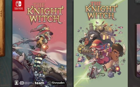 「The Knight Witch」のSwitch向けパッケージ版が発売！ショットとスペルを駆使して戦うハイテンポな探索型シューティングアドベンチャー