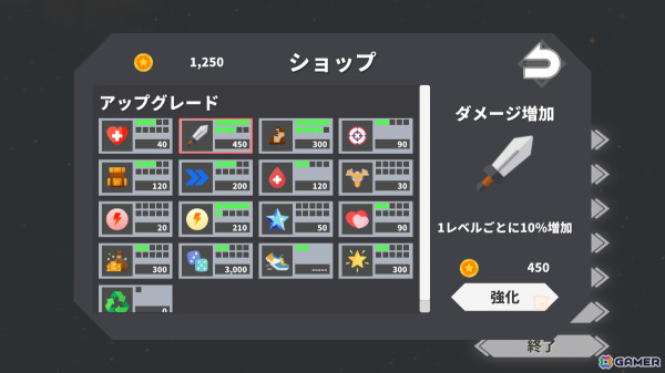 ヴァンサバライクなローグライトSTG「クリスタルサバイバー」がリリース！エンドレスモードなどオンラインランキング対応の特殊モードも搭載の画像