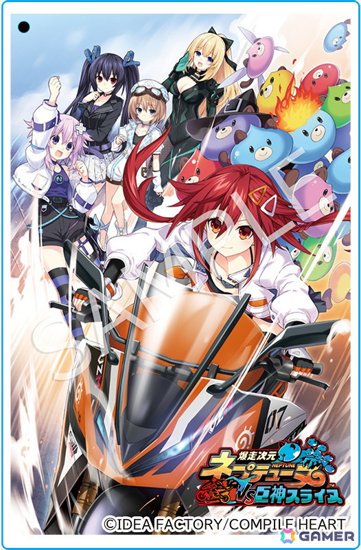 バイクアクションゲーム「爆走次元ネプテューヌ VS巨神スライヌ」が発売！ステージを駆け抜けて個性豊かなスライヌを集めようの画像