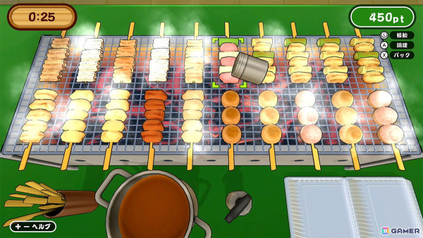 夏にぴったり（？）な焼き鳥作りゲーム「作って！焼き鳥」がSwitchで配信！タレ、塩それぞれの焼き加減を調整し最高記録を目指せの画像