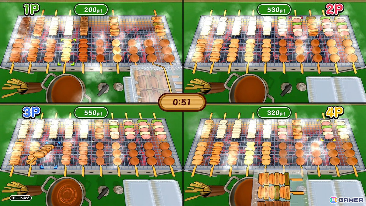 夏にぴったり（？）な焼き鳥作りゲーム「作って！焼き鳥」がSwitchで配信！タレ、塩それぞれの焼き加減を調整し最高記録を目指せの画像3