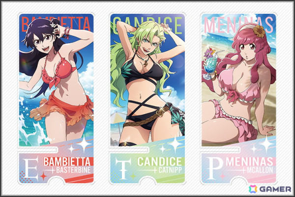 「ブレソル」水着姿のバンビエッタ、キャンディス、ミニーニャが登場する「水着プライズガチャ―サマースプラッシュ―」が6月30日より開催！の画像7