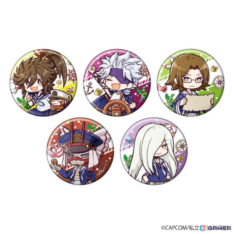 学園BASARA」より“マリン”をテーマにしたグッズが発売決定！缶バッジ