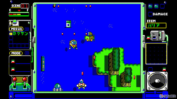 「EGGコンソール トップルジップ PC-8801」がSwitch向けに配信開始！1986年にリリースされたトップビューのアクションゲームの画像2