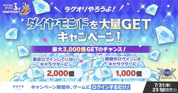 「ラグナロクオリジン」は3周年！ネコの実3,000個の配布やイベント「六魔王降臨！カオスウォーズ」などが実施の画像7
