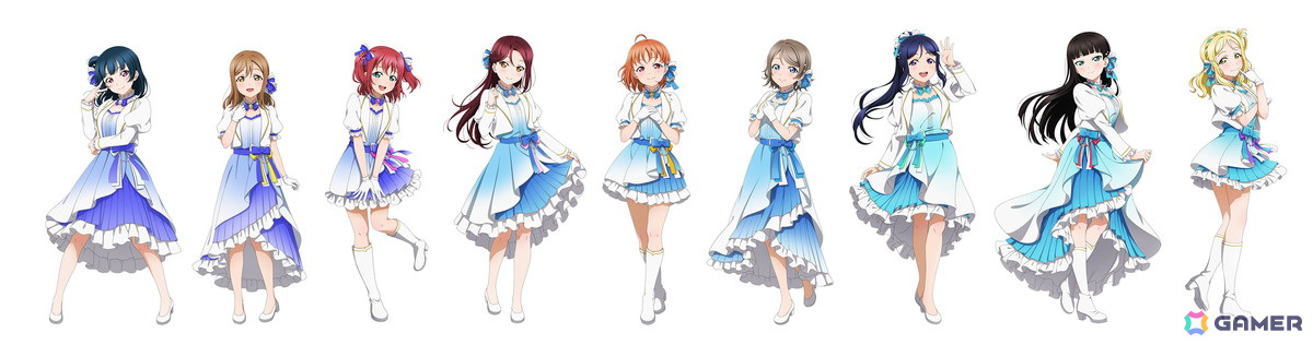 Aqours9周年 永久hours Project　レイヤードグラフ ラブライブ！サンシャイン!! 浦の星女学院購買部 Aqours 9周年