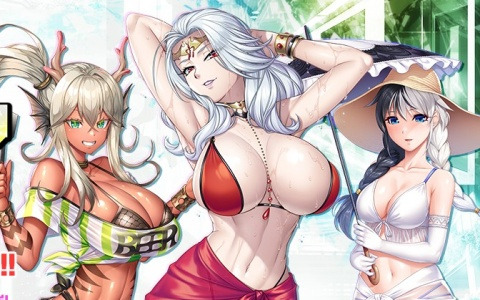 「対魔忍RPG」に水着姿の紅血卿カーラが登場！マップイベント「カーラ様と海水浴に行った件」が開催