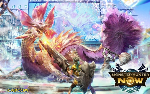 「モンスターハンターNow」のシーズン2「嵐が誘う泡沫の宴」第二弾アップデートでは海竜種モンスター「タマミツネ」が登場！