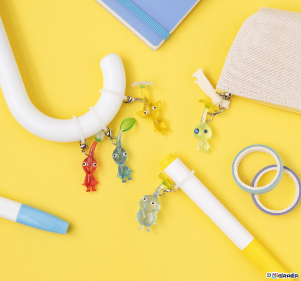 「ピクミン」を自分の持ち物に付けられる全高約4cmのマスコット「ピクミン めじるしアクセサリー2」が7月第3週よりガシャポンに順次登場！の画像2