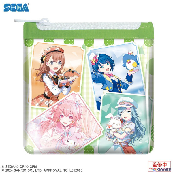「プロセカ」サンリオキャラクターズコラボの新作カプセルトイ第二弾としてビニールポーチが登場!の画像