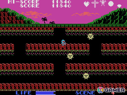 「クルセーダー（MSX版）」が「プロジェクトEGG」で無料配信！シンプルな操作ながらもアイテム探しなどの要素も楽しめる高難度アクションRPGの画像4