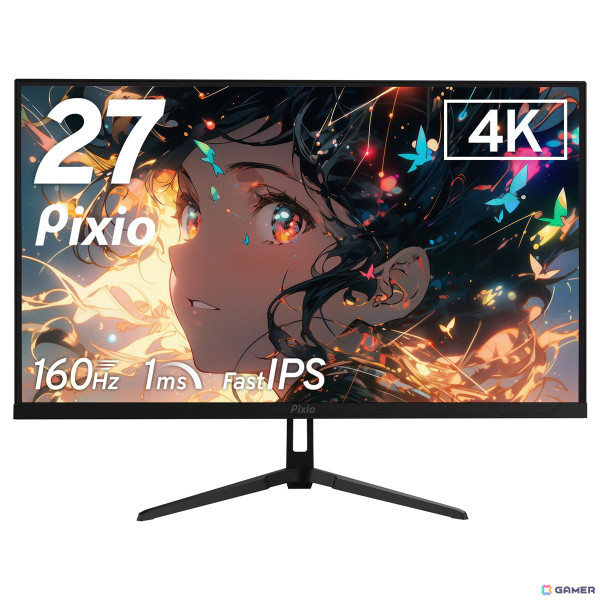 4K対応27インチFast IPSゲーミングモニター「PX27U WAVE」がPixioより発売！パステルブルー、パステルピンク、ホワイト、ブラックの4色展開の画像2