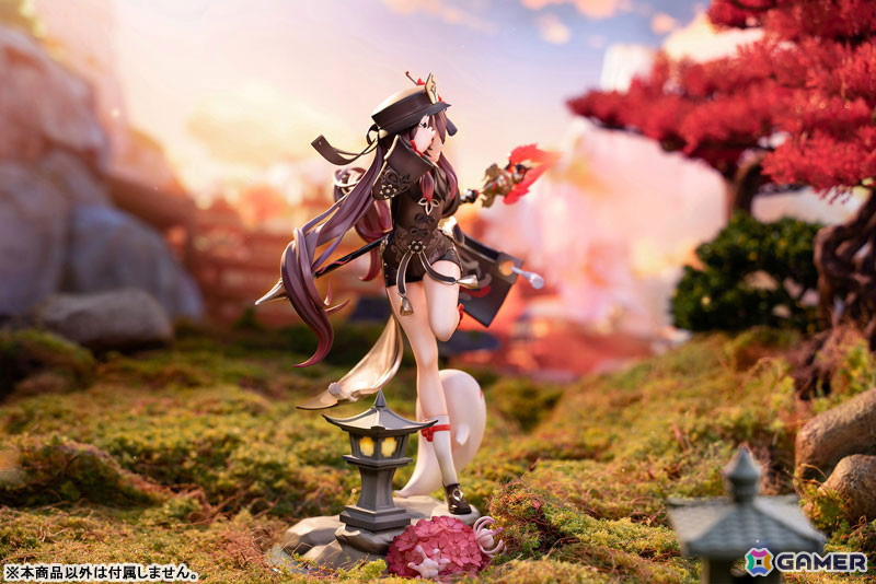 「原神」より往生堂の77代目堂主である「胡桃」がフィギュアとなって登場！特徴的な衣装やモチーフ武器の「護摩の杖」、相棒の幽霊まで忠実に再現の画像10