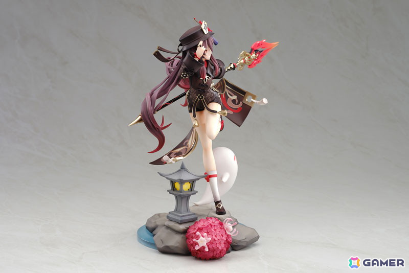 「原神」より往生堂の77代目堂主である「胡桃」がフィギュアとなって登場！特徴的な衣装やモチーフ武器の「護摩の杖」、相棒の幽霊まで忠実に再現の画像7