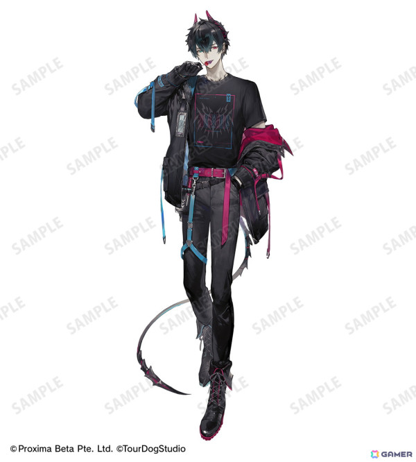 「白夜極光」arti-mateによるオリジナルアパレルと雑貨が7月27日に発売！chibi氏による描き起こしイラストを使用したフェラールのBIGシルエットTシャツが登場の画像2