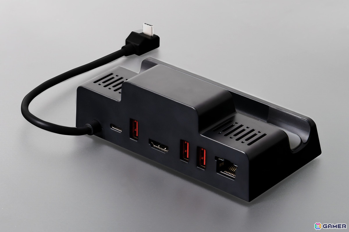 充電しながら映像出力や有線LANでの接続が可能なポータブルゲーミングPC用マルチポートドックが発売！の画像