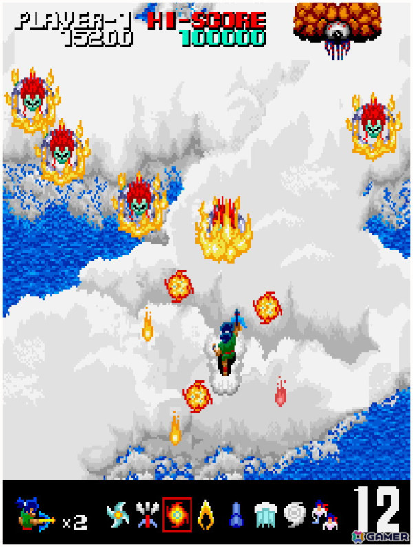 忍法の使い分けが攻略の鍵を握るシューティングゲーム「アーケードアーカイブス 妖魔忍法帖」が7月4日に配信！の画像